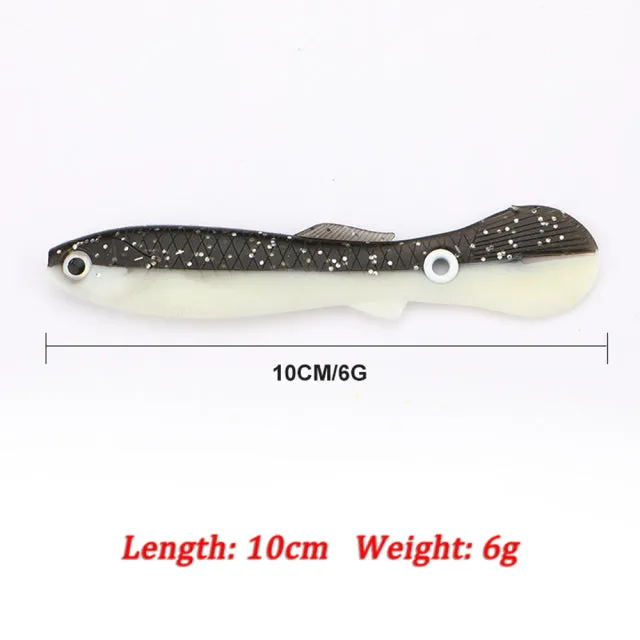 Realistic Reflective Soft Fishing Artificial Bait