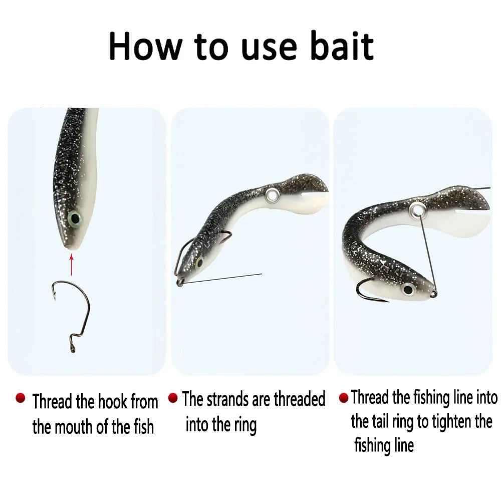 Realistic Reflective Soft Fishing Artificial Bait