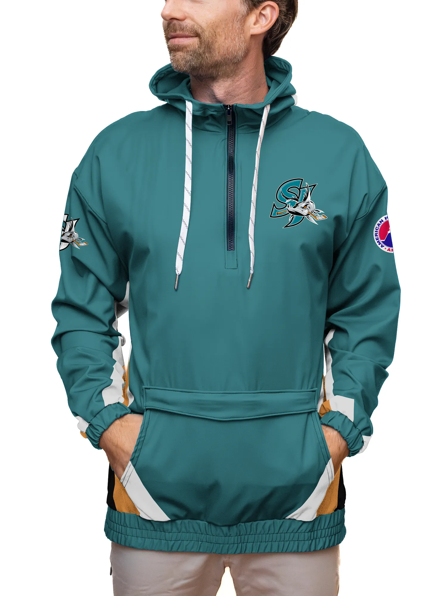 San Jose Barracuda Hockey Windbreaker