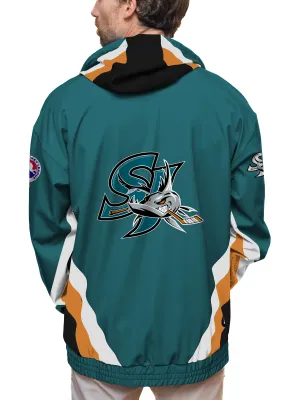 San Jose Barracuda Hockey Windbreaker