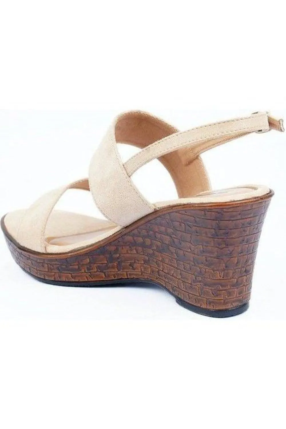 SOLES Beige Wedges - Neutral & Versatile Footwear