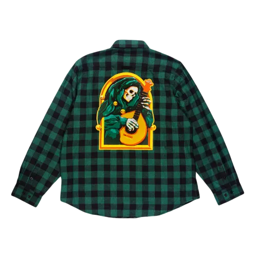 Stanley Mouse Mandolin Green Flannel