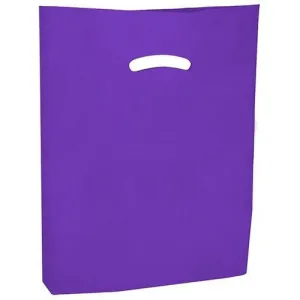 Super Gloss Die Cut Handle Bags. - 20 x 20 x 5 - (Purple)