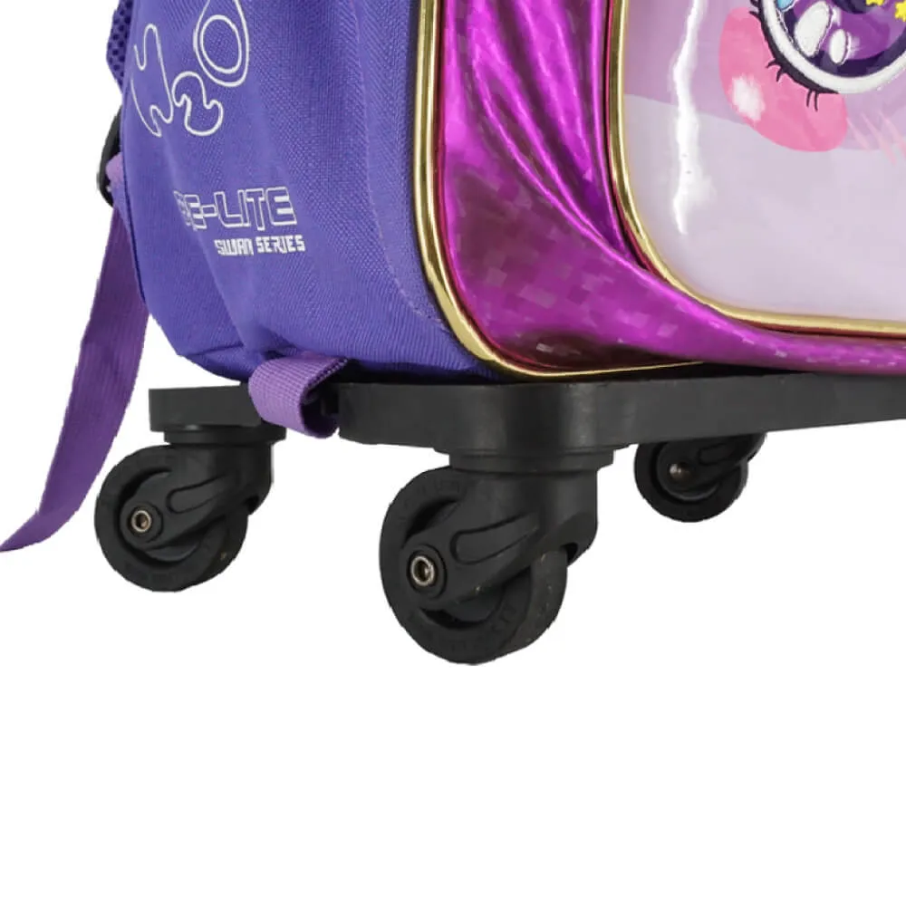 SWAN Doodle Set Trolley School Bag With Lunch Bag (XXL)