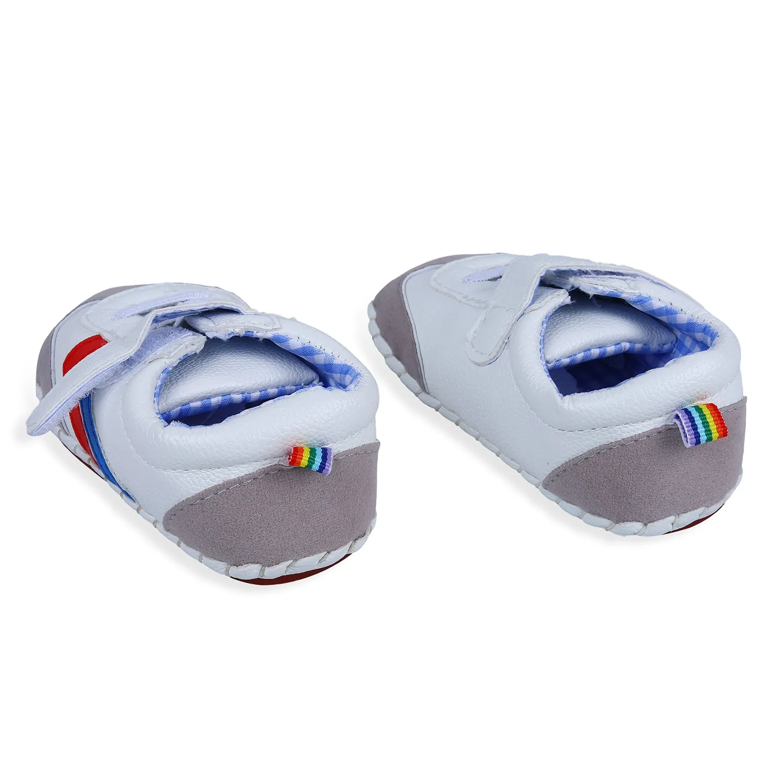 Velcro Colour Blocked Casual Anti-Skid Shoes - Multicolour