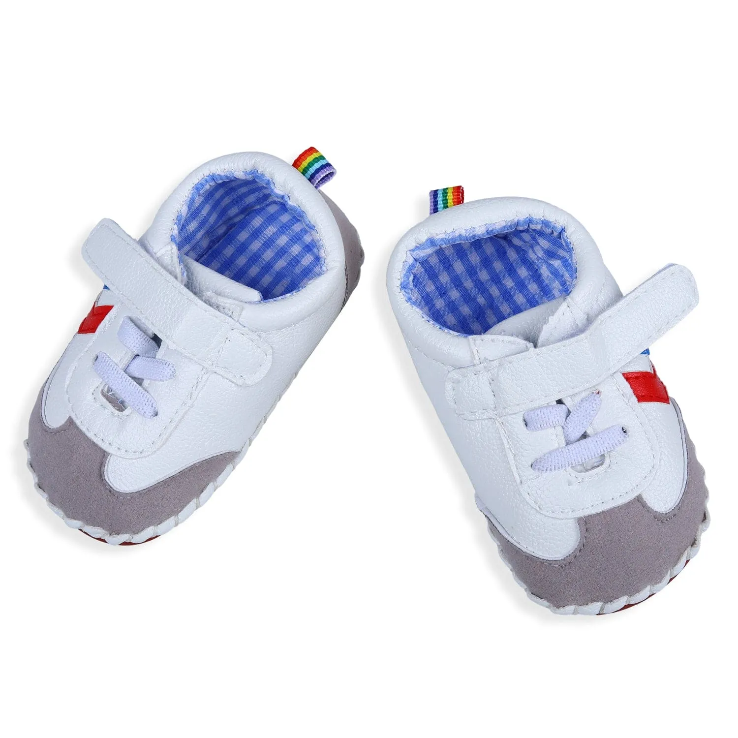 Velcro Colour Blocked Casual Anti-Skid Shoes - Multicolour