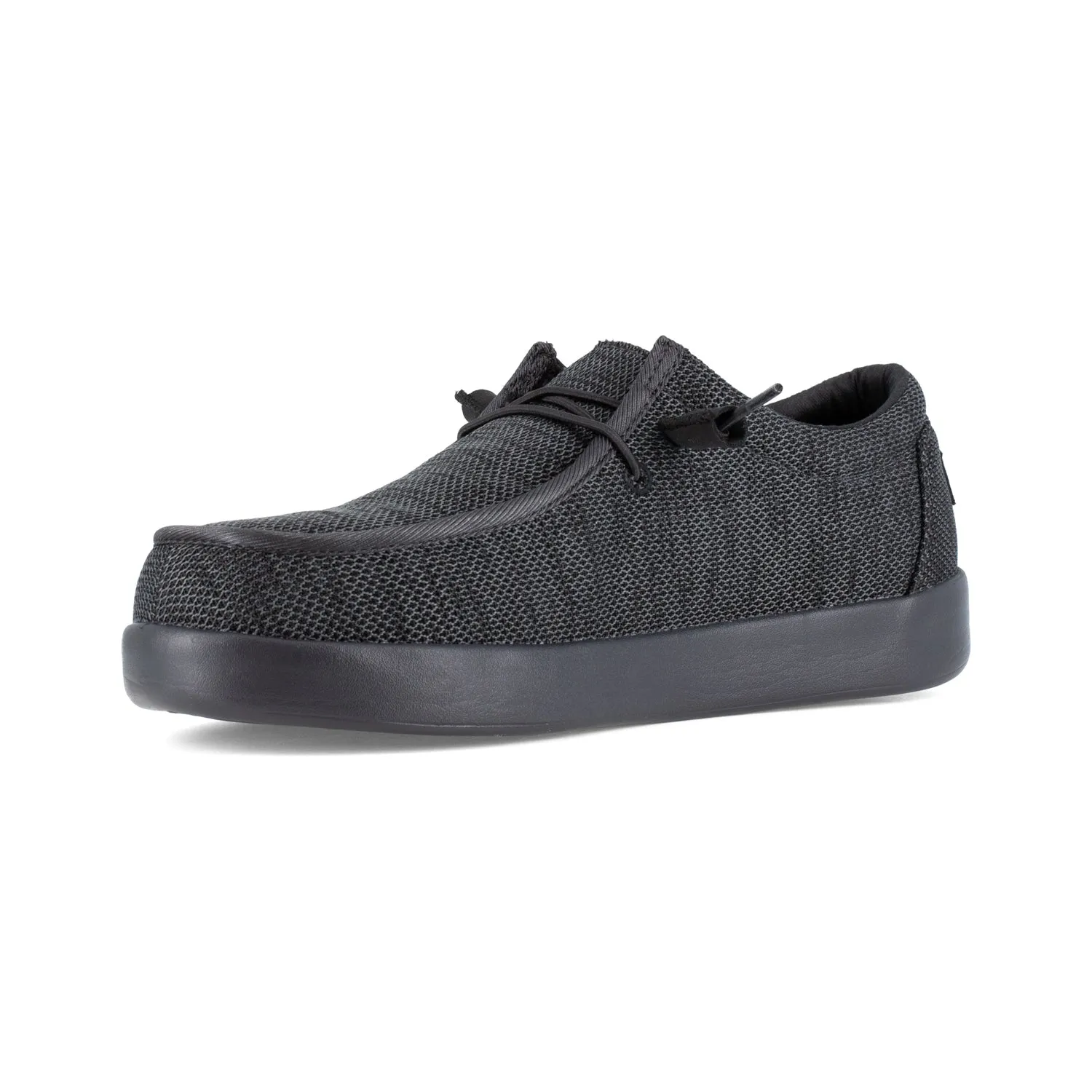 Volcom Womens Chill Black Canvas Skate Moc Work Shoes