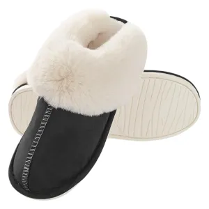 Women's Memory Foam Slippers - Soft, Warm, Anti-Skid Cozy Slip-On for Indoor & Outdoor