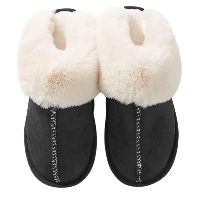 Women's Memory Foam Slippers - Soft, Warm, Anti-Skid Cozy Slip-On for Indoor & Outdoor