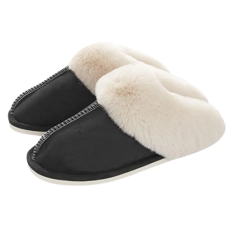 Women's Memory Foam Slippers - Soft, Warm, Anti-Skid Cozy Slip-On for Indoor & Outdoor